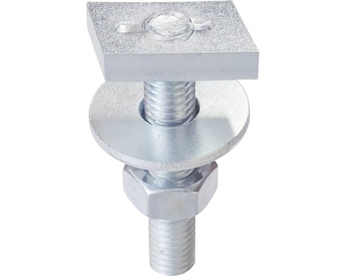 Skrutka s kladivkovou hlavou, podložkou a maticou