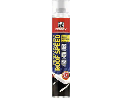 Pištoľová pena DEN BRAVEN THERMO KLEBER ROOF SPEED 750 ml Debbex Roof Speed Termolepidlo dóza