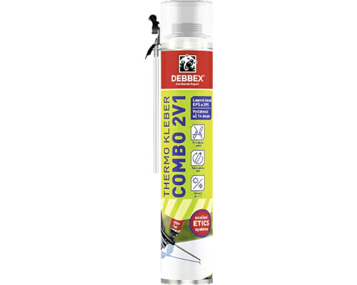 Pištoľová pena Den Braven THERMO KLEBER COMBO 2v1 750 ml Debbex Thermo Kleber Combo 2v1 dóza