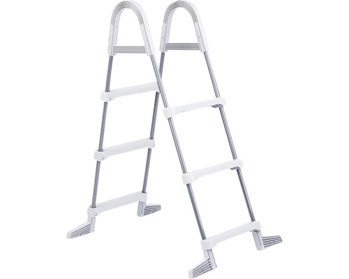 Bazénový rebrík z kovu a plastu