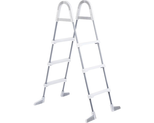 Bazénový rebrík s niekoľkými stupňami