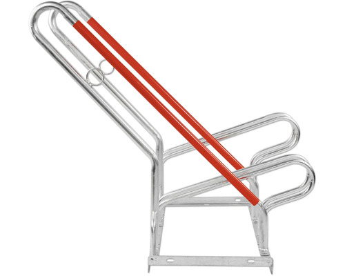 Stojan na bicykle pre dva bicykle z kovu