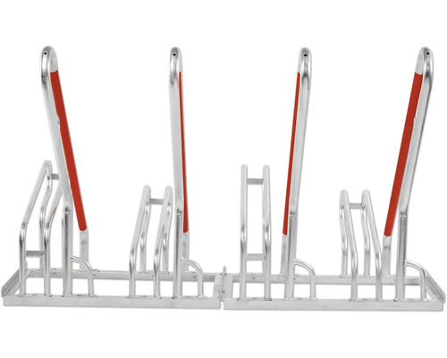 Kovový stojan na bicykle s viacerými miestami
