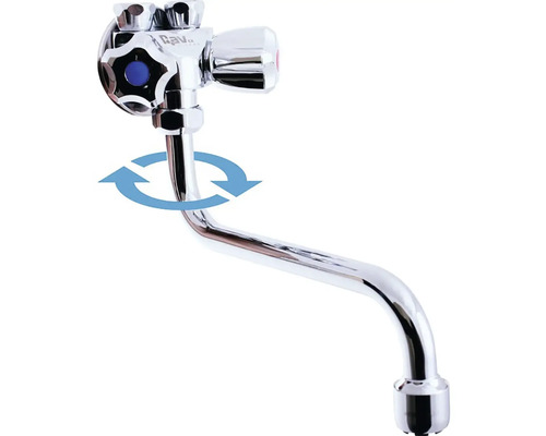 Kuchynská batéria s otočným výtokom