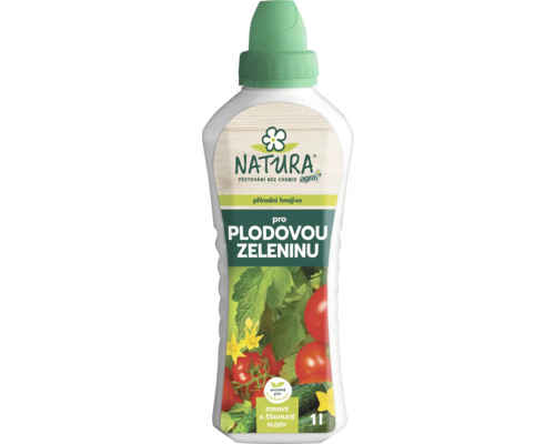 Natura tekuté hnojivo na plodovú zeleninu v jednolitrovej fľaši