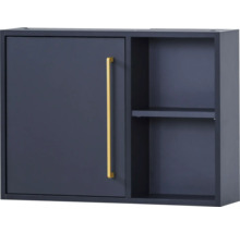 Závesná skrinka s dvierkami a otvorenou policou