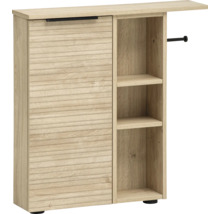 Skrinka na topánky s jednými dverami a tromi policami