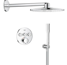 Sprchovací systém Grohe s hlavovou sprchou, ručnou sprchou a termostatom