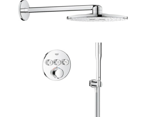 Podomietková termostatická sprchová batéria Grohe Quickfix Precision Smart Control chróm 34874000 Podomietková termostatická sprchová batéria Grohe Quickfix Precision Smart Control chróm 34874000