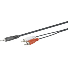 Audio kábel s jack konektorom na cinch konektor