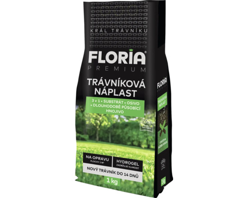 Floria Premium trávniková náplasť, 1 kg, na opravu trávnikov