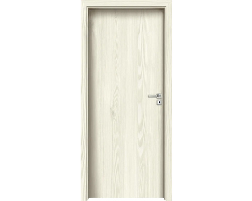Protipožiarne dvere 80 P borovica biela Drevené dvere s kľučkou