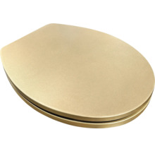 WC doska form&style Metallic béžová s automatickým zavtváraním