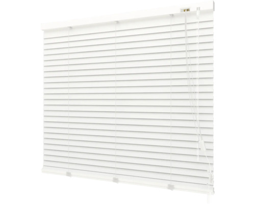 Hliníková žalúzia SOLUNA Dim-Out biela 80x170 cm, + 20% viac lamiel na zatemnenie Biela žalúzia do okien s ťahacími šnúrami