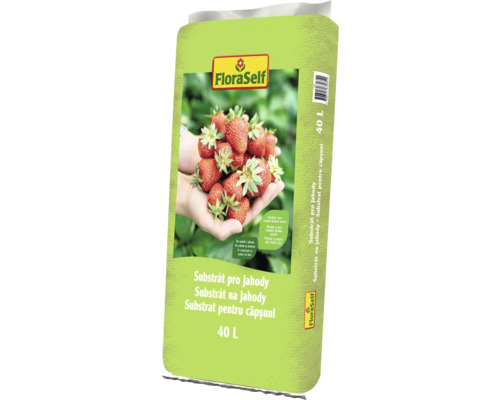 FloraSelf substrát pre jahody 40 litrov balenie