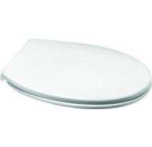 Biele záchodové sedadlo