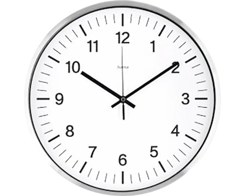 Nástenné hodiny s analógovým displejom