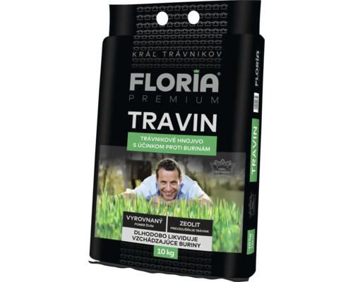 Trávnikové hnojivo FLORIA Travin 10 kg Trávnikové hnojivo FLORIA Travin 10 kg