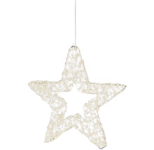 Dekoratívna hviezda na zavesenie pre slávnostné osvetlenie