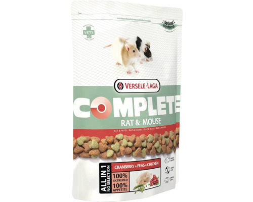 Krmivo pre potkanov a myši Versele-Laga Complete 500 g Kompletné krmivo pre potkany a myši Versele Laga