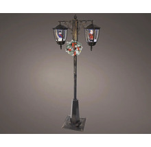 Dekoratívna lampa s vianočným motívom a dvoma lampami