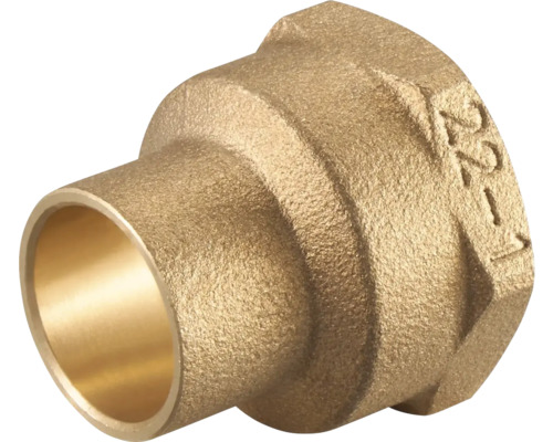 Mosadzná redukcia 22 milimetrov na 15 milimetrov