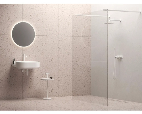 Walk In RAVAK Walk-In Free Set 130 cm farba rámu biela dekor skla číre sklo GW9FJ0E0SZ1 Walk In RAVAK Walk-In Free Set 130 cm farba rámu biela dekor skla číre sklo GW9FJ0E0SZ1