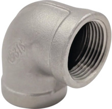 Nerezové koleno s vnútorným závitom, 90 stupňov