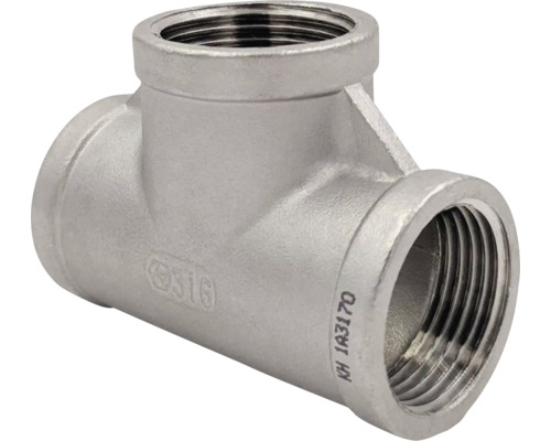 Nerezová T-kus s vnútorným závitom