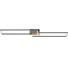 LED stropné svietidlo Briloner 40 W 4400 lm 2700-5000 K čierne s diaľkovým ovládaním