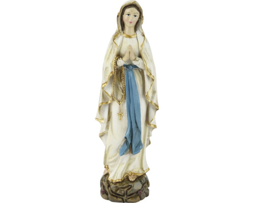 Dekoratívna figúrka Panna Mária 19 cm Socha Panny Márie s ružencom