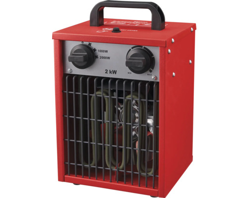 Elektrický ohrievač s výkonom 2 kilowatty a držadlom