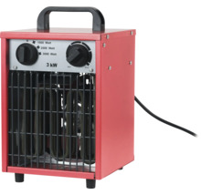 Elektrický ohrievač s vykurovacím výkonom 3 kilowatty a rukoväťou