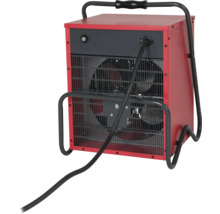 Elektrický stavebný ohrievač s ochrannou mriežkou a držadlami