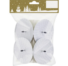 Balenie štyroch hrotov na sviečky pre adventné sviečky