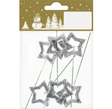 Trblietavé hviezdy na tyči na dekoráciu