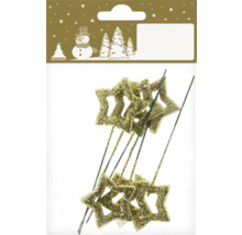 Dekoračné hviezdy na tyči v balení