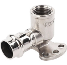 Lisovacia tvarovka koleno s upevňovacou pätkou, 18x1/2 palca