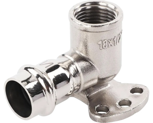 Lisovacia tvarovka koleno s upevňovacou pätkou, 18x1/2 palca