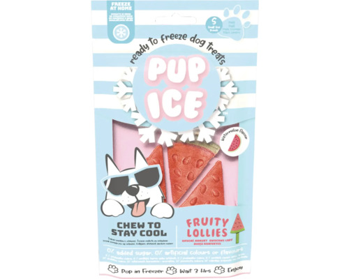 Chladiaca pochúťka Pup Ice pre psov s vodným melónom 3 ks 90 g Chladiaca pochúťka Pup Ice pre psov s vodným melónom 3 ks 90 g