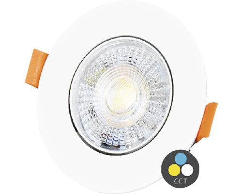 Vstavané svietidlo so symbolom CCT pre nastavenie teploty farieb