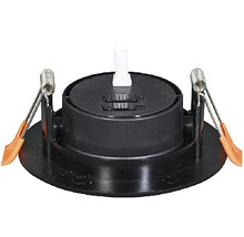 Vstavané bodové svietidlo pre interiéry s pružinami na upevnenie k stropu