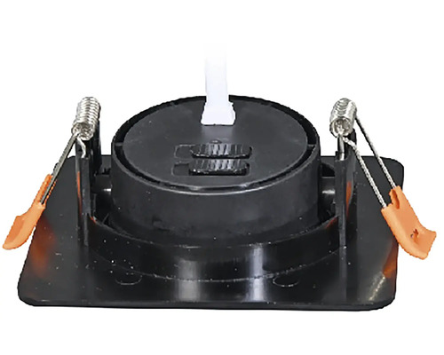 Stropné vstavané svietidlo s upevňovacími pružinami