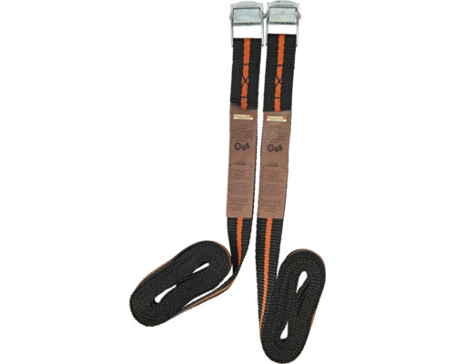 Dva upínacie popruhy s kovovou sponou