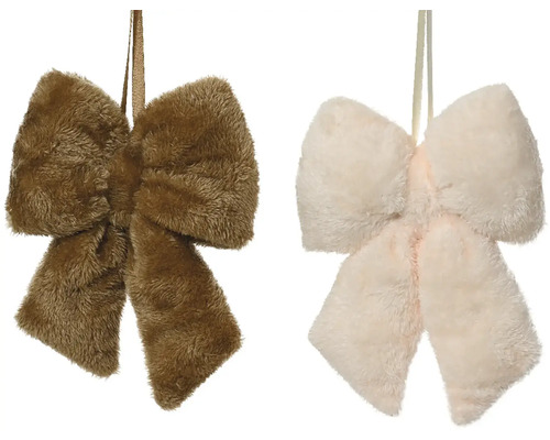 Mašľa satén 40 cm Dve plyšové mašle na zavesenie.