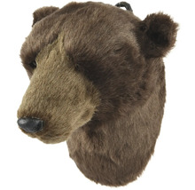 Hlava medveďa hnedého na montáž na stenu