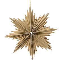 Dekoratívna papierová hviezda na zavesenie