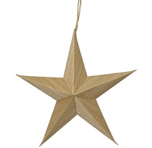 Drevená dekoratívna hviezda na zavesenie