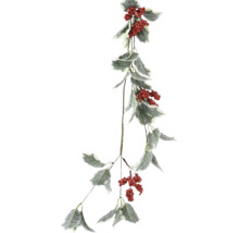 Umelá bobuľová girlanda s listami ako dekorácia