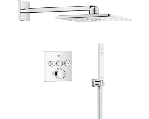 Sprchový systém Grohe s hlavovou sprchou, ručnou sprchou a termostatom